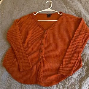 Burnt Orange Button Down Shirt